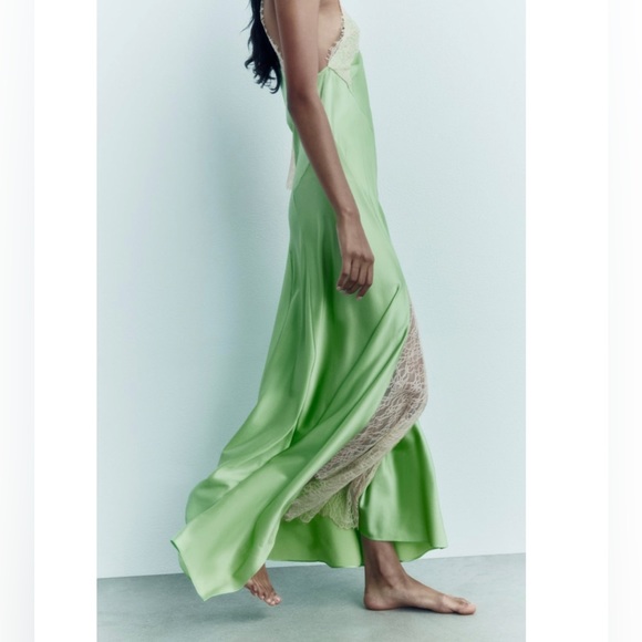 Silk Lace Chemise - Picture 4 of 11